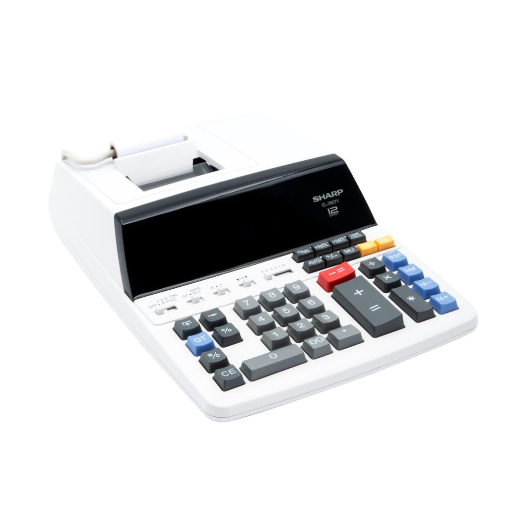 Sharp Premium Fast Printer Calculator EL-2607V