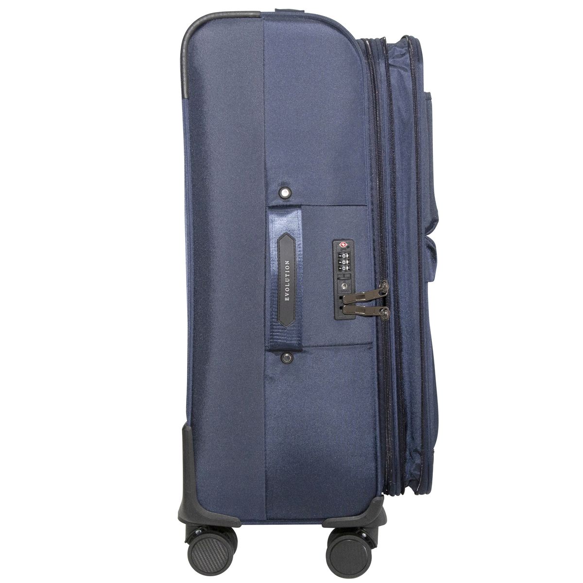 Evolution Antelope Nylon Trolley Case-Navy Blue