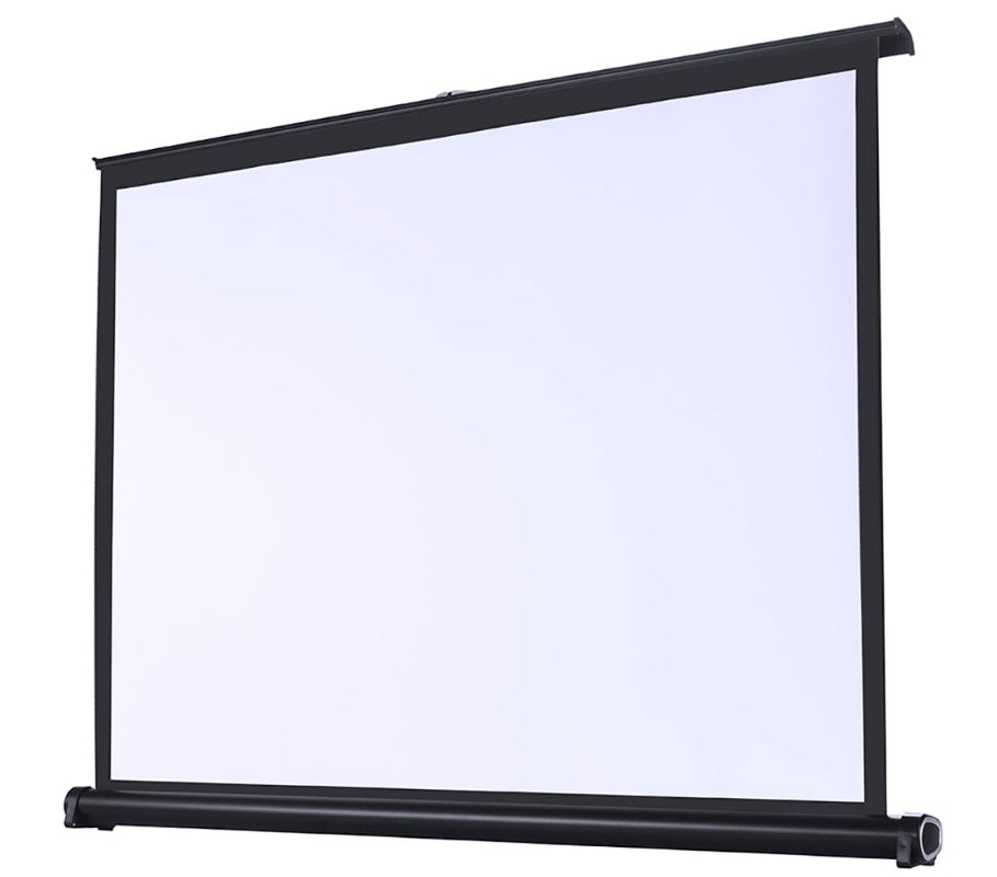Etoe 50 inch pull up portable projector screen 4K 4:3 with carry bag