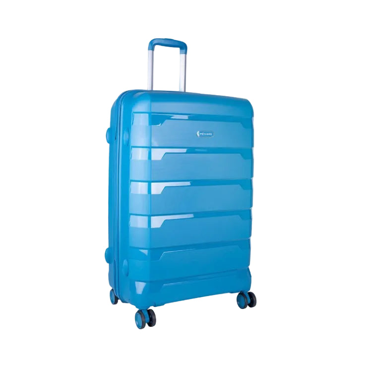 Voyager Pacific 4 Wheel Trolley Case -Blue