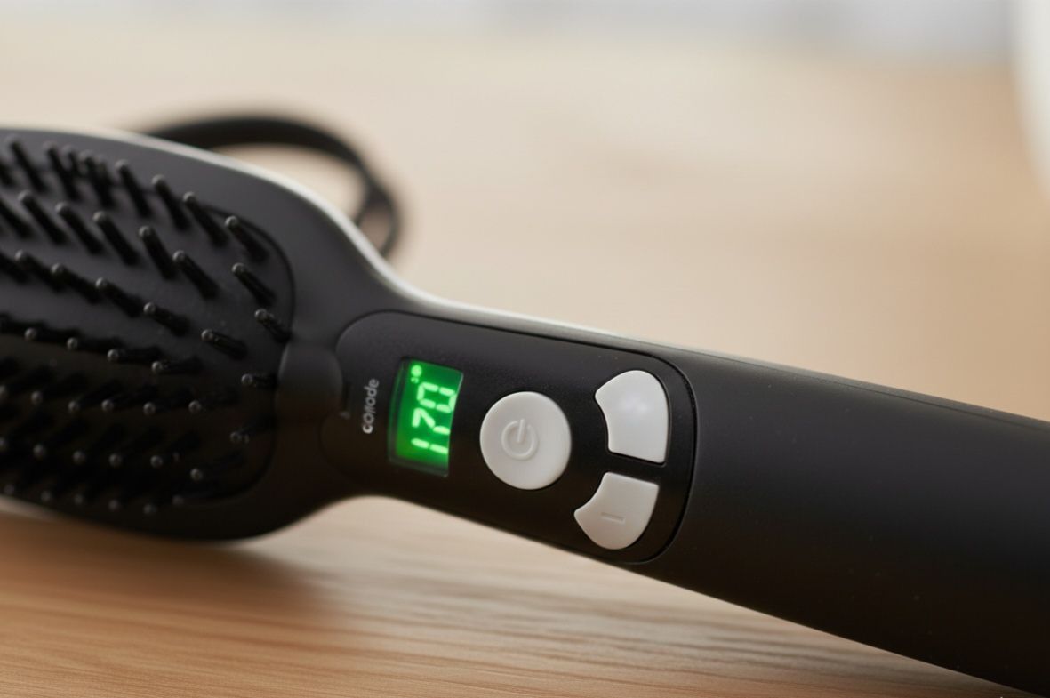 Sunbeam Heated Hair Straightener Brush SHBS-029.