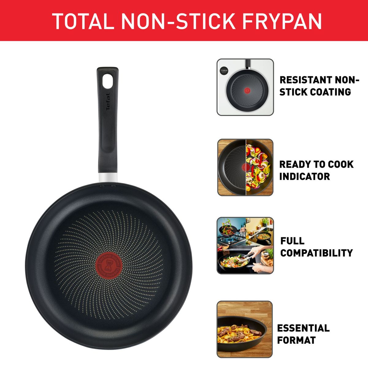 Tefal Total Performance Induction Frypan 32 cm G1520844