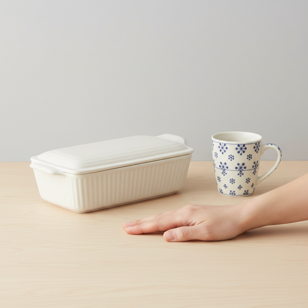 Maxwell & Williams Speckle Rectangular Baker With Tray 28x20cm Cream IA0327