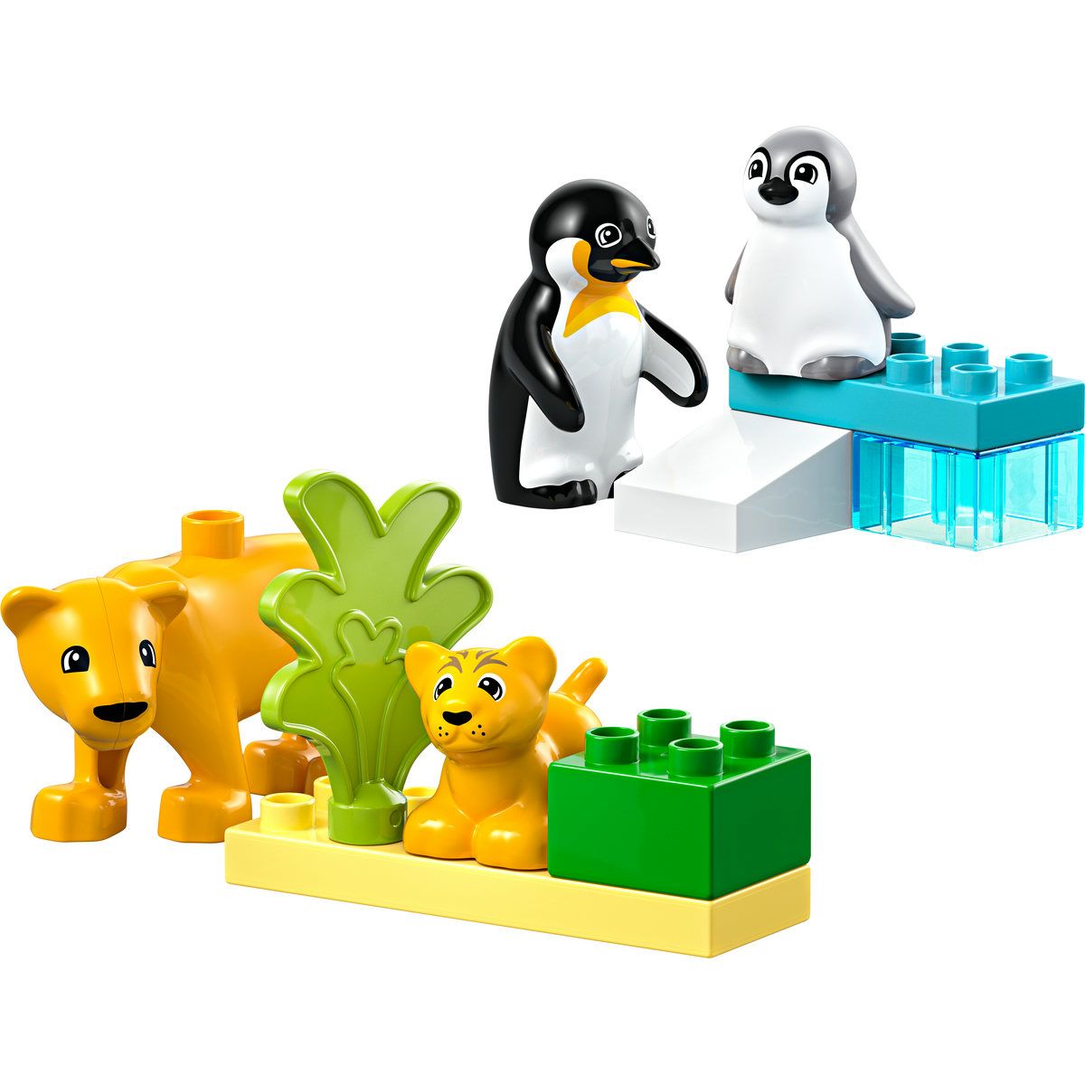 LEGO® DUPLO® Town Wild Animal Families Penguins & Lions Imagination Toy 10442 - MHC World