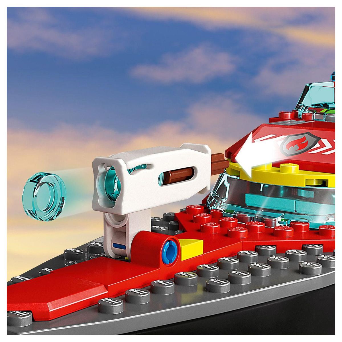 LEGO® City Fire Rescue Boat Building Toy Set 144 Pieces 60373