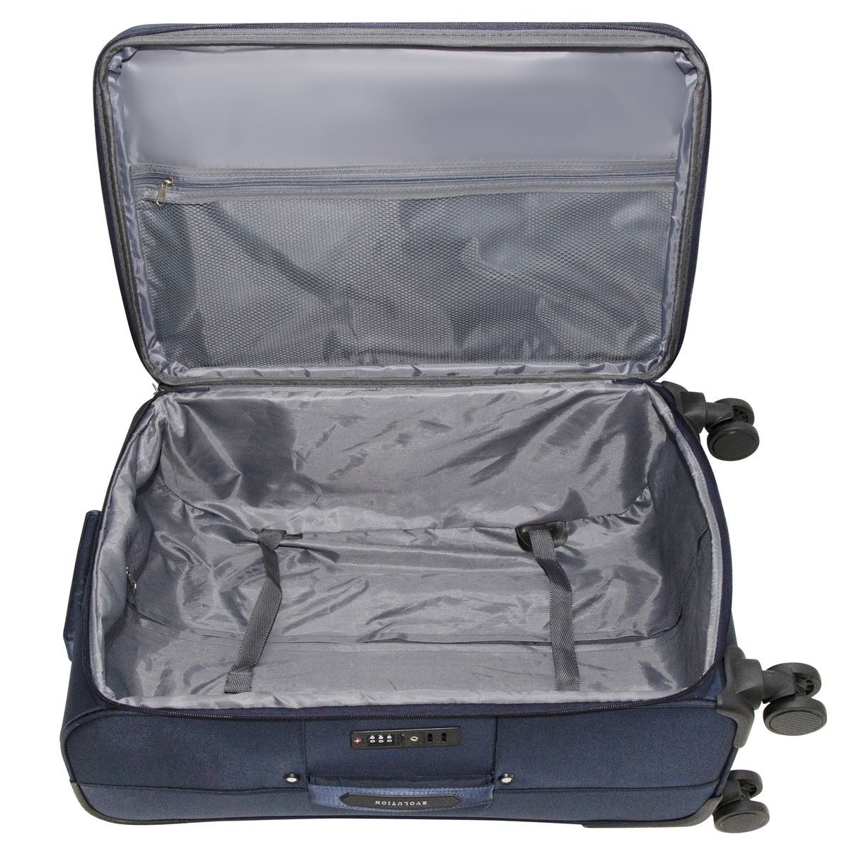 Evolution Antelope Nylon Trolley Case-Navy Blue