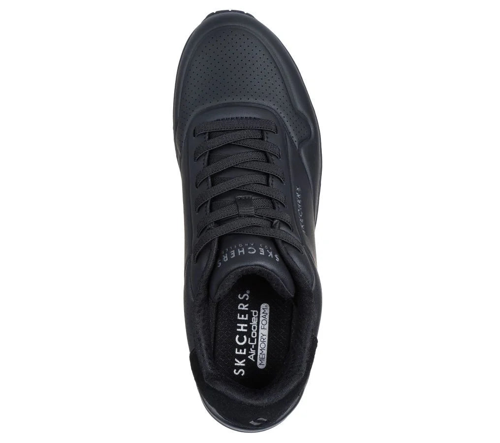 Sketchers Mens Uno-Black 183007