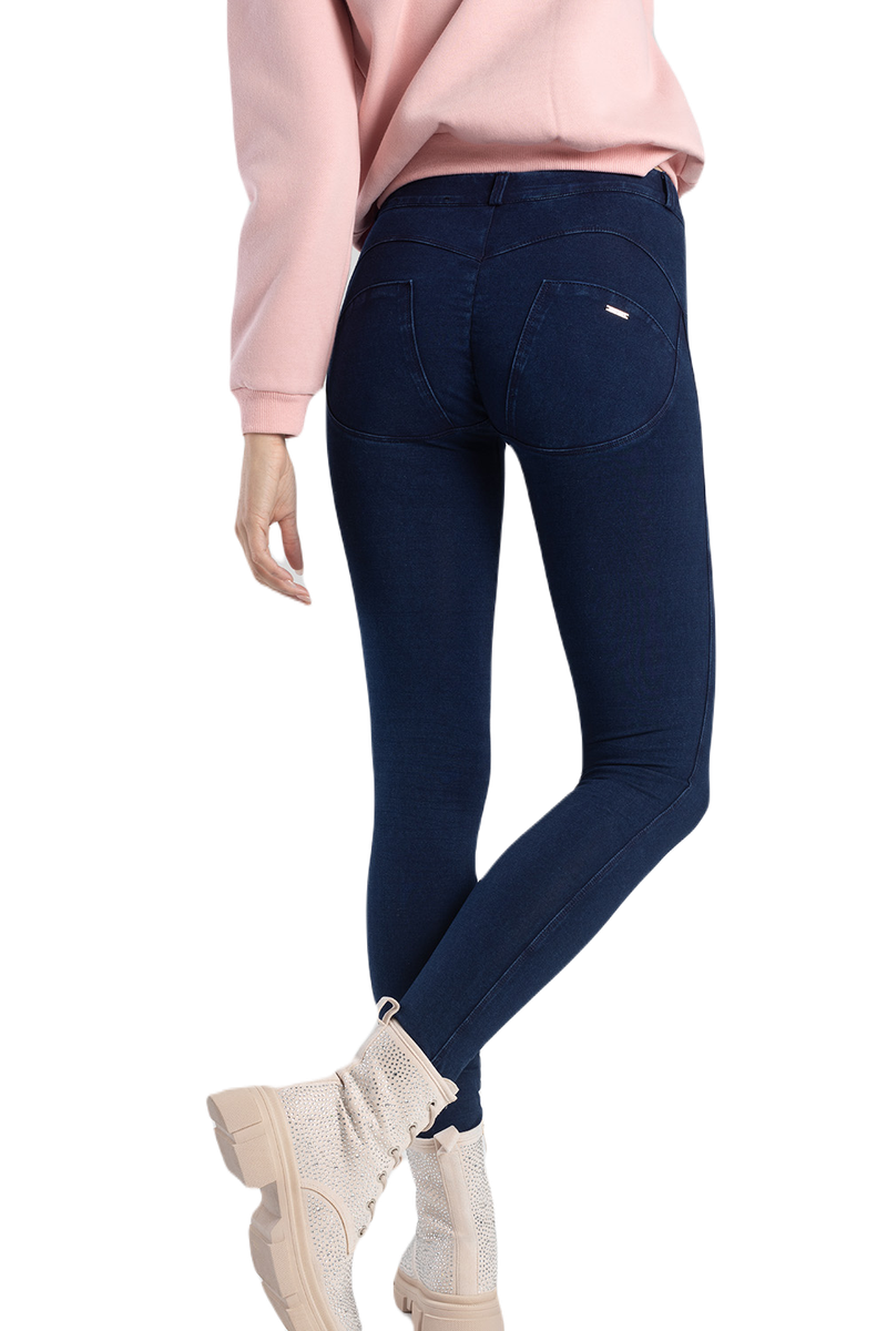 Sissyboy  Ladies Sculpt Knit Jegging-Indigo P19594