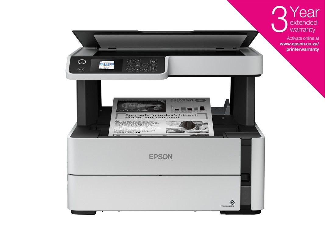 Epson M2170 Mono EcoTank, A4, 3 in 1, Wi-Fi, Double Sided Printing, Printer
