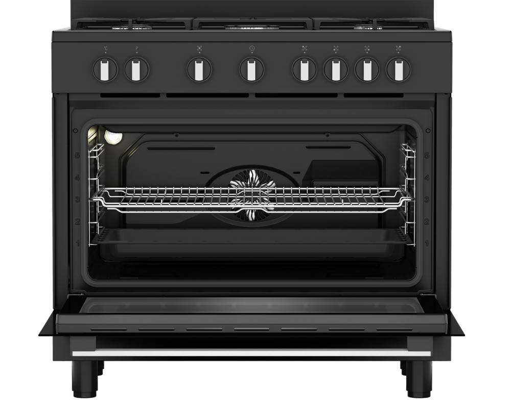 Defy DGS90GEBI 90cm Gas Electric Range Cooker Black