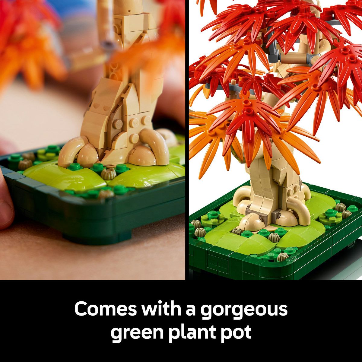 LEGO® Botanicals Japanese Red Maple Bonsai Tree Plant Decor 10348 - MHC World