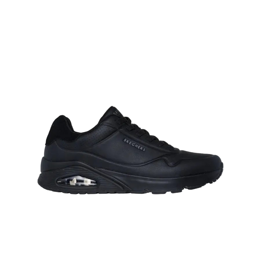 Sketchers Mens Uno-Black 183007