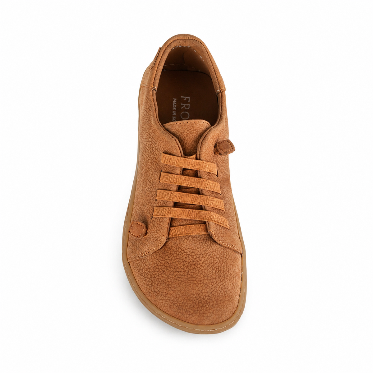 Froggie Women's Elasticated Lace Barefoot Shoe-Tabacco 12828.082-062