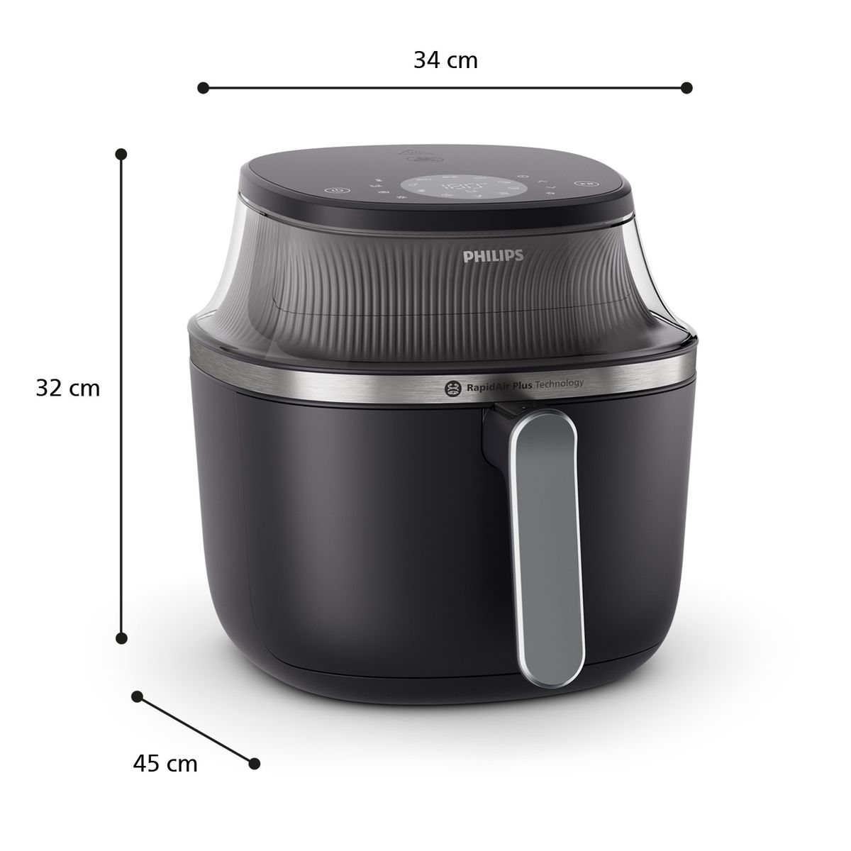Philips 3000 Series 7.2L Digital Window Airfryer NA341/00