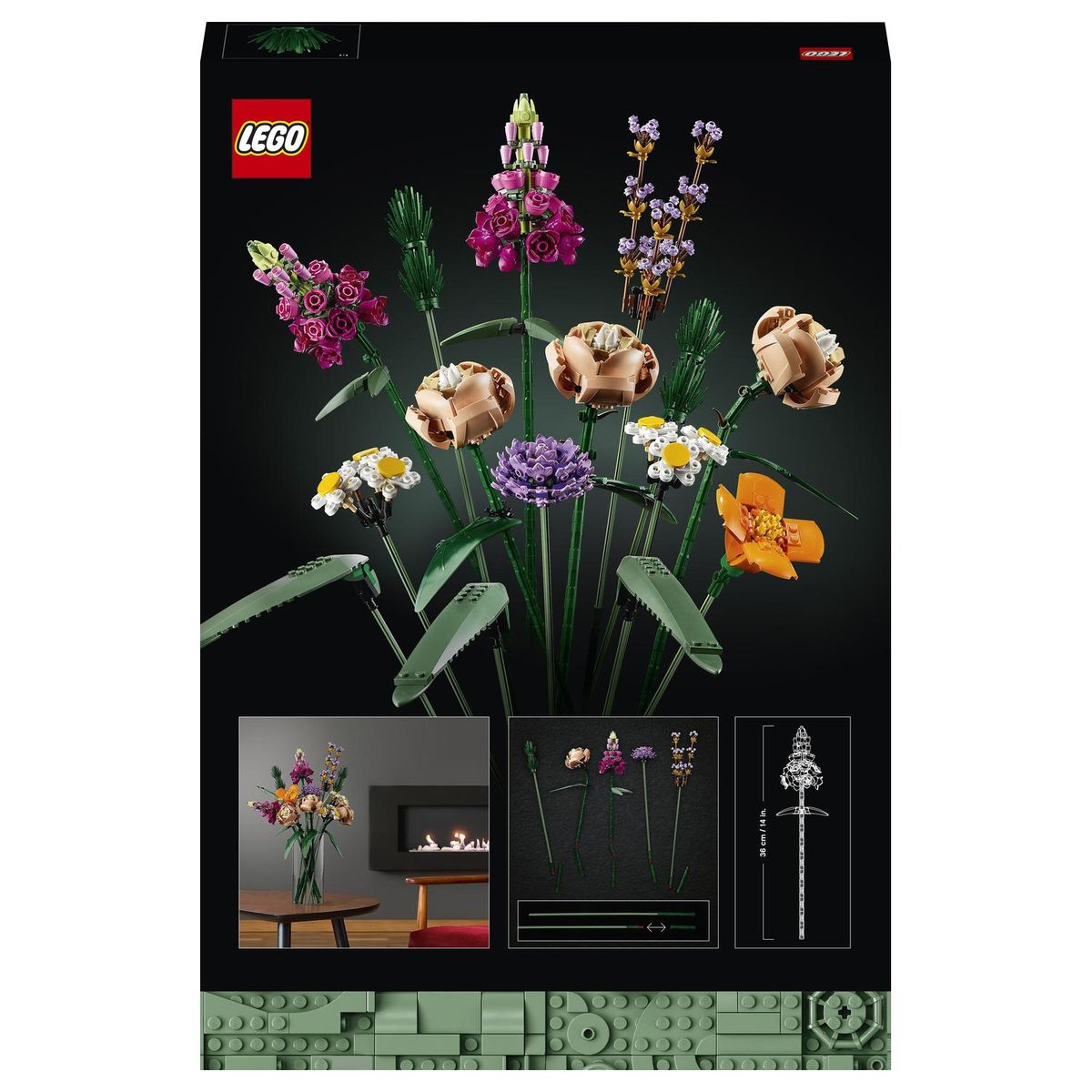 LEGO® Icons Flower Bouquet Building Blocks Toy Set 10280 - MHC World