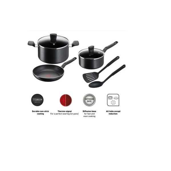 Tefal Super Cook 7 Piece Cookware Set