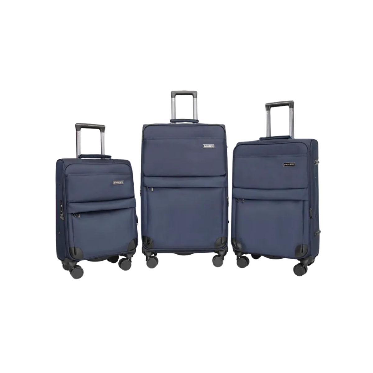 Evolution Antelope Nylon Trolley Case-Navy Blue