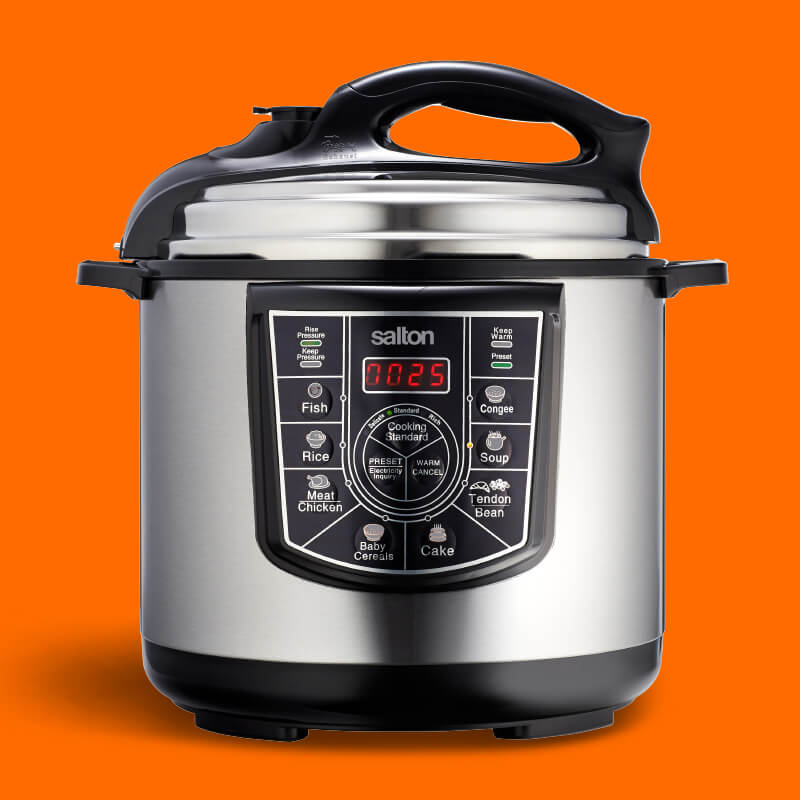 Salton DEEP FRYER Salton 1000W Electric Pressure Cooker 6L - SEPC02 (7491645472857)