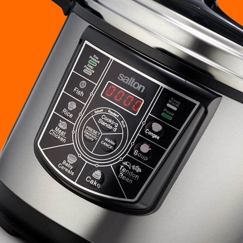 Salton DEEP FRYER Salton 1000W Electric Pressure Cooker 6L - SEPC02 (7491645472857)