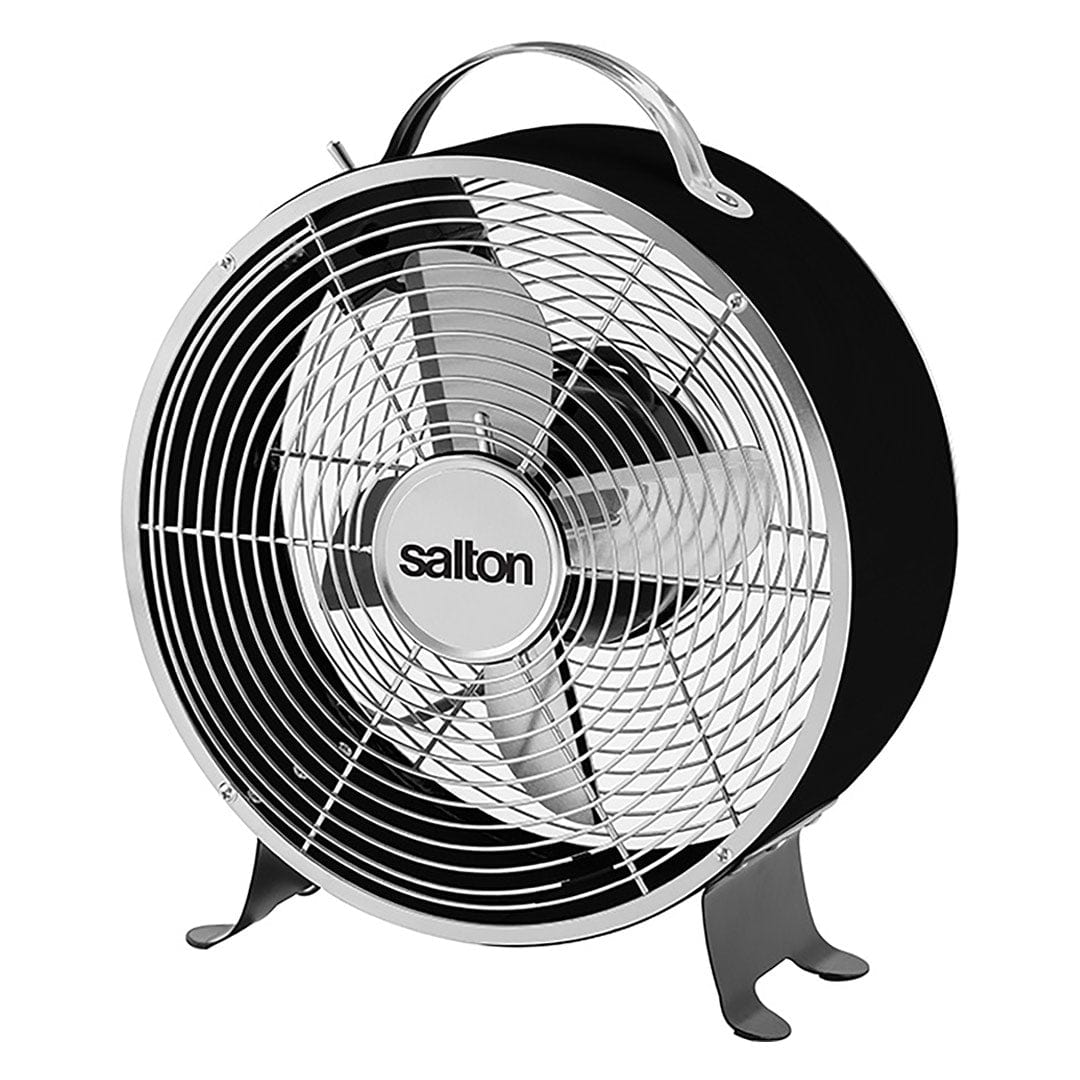 Salton DESK FAN Salton 20cm 25w Silver Retro Desk Fan SCF25 (7738846871641)