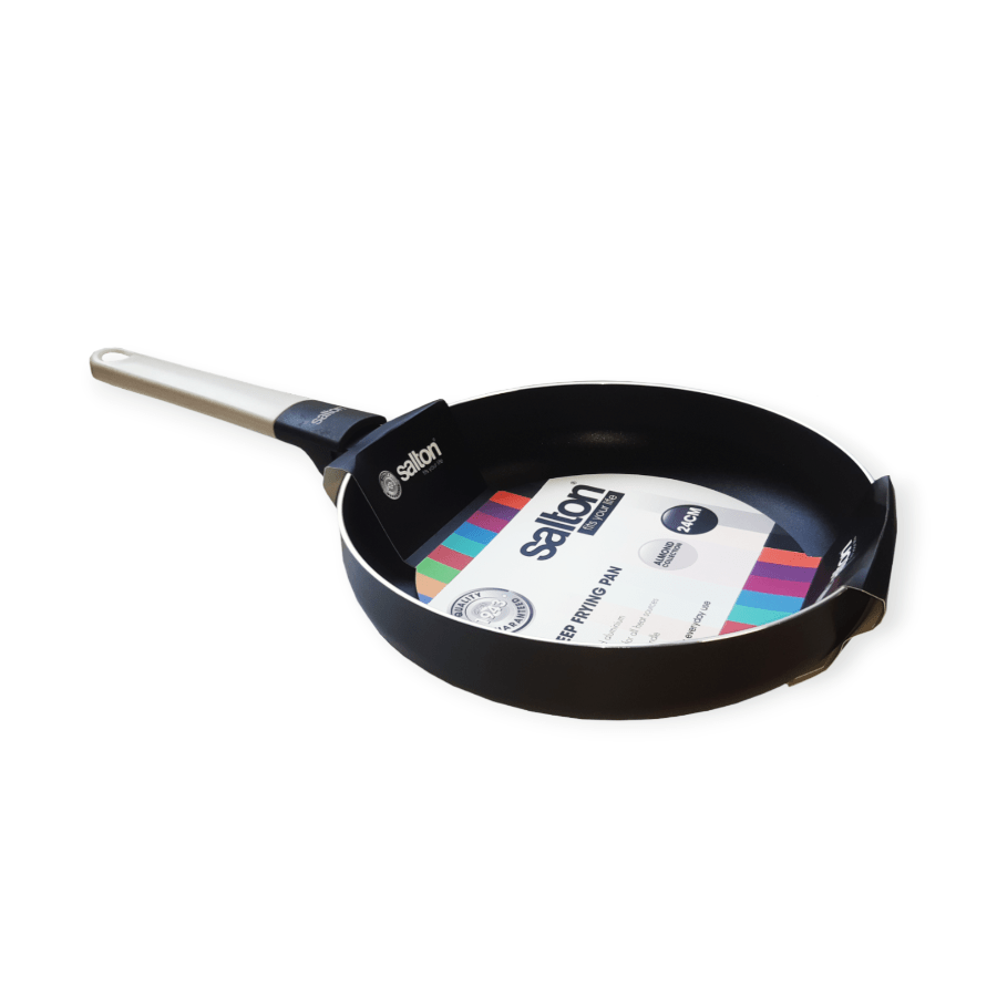 Salton FRYING PAN Salton Deep Non-stick Fryipan 28cm Black SDFP28 (7534390444121)