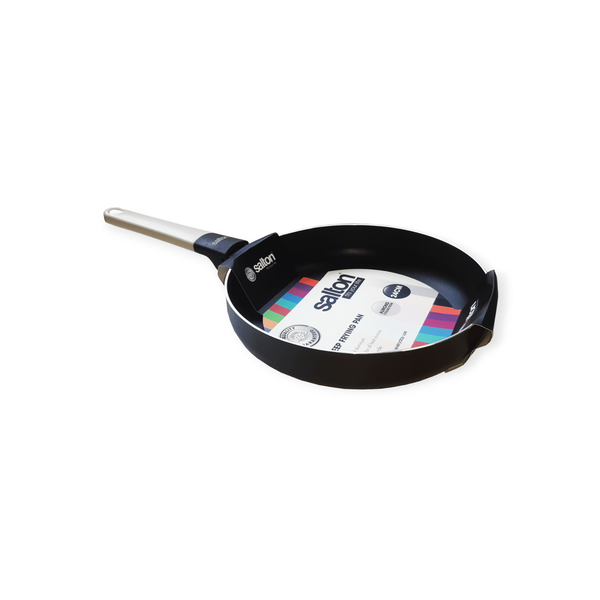 Salton FRYING PAN Salton Deep Non-stick Fryipan 28cm Black SDFP28 (7534390444121)