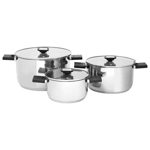 Salton Pots Set Salton 6 Piece Cookwere Pot Set SSCP6