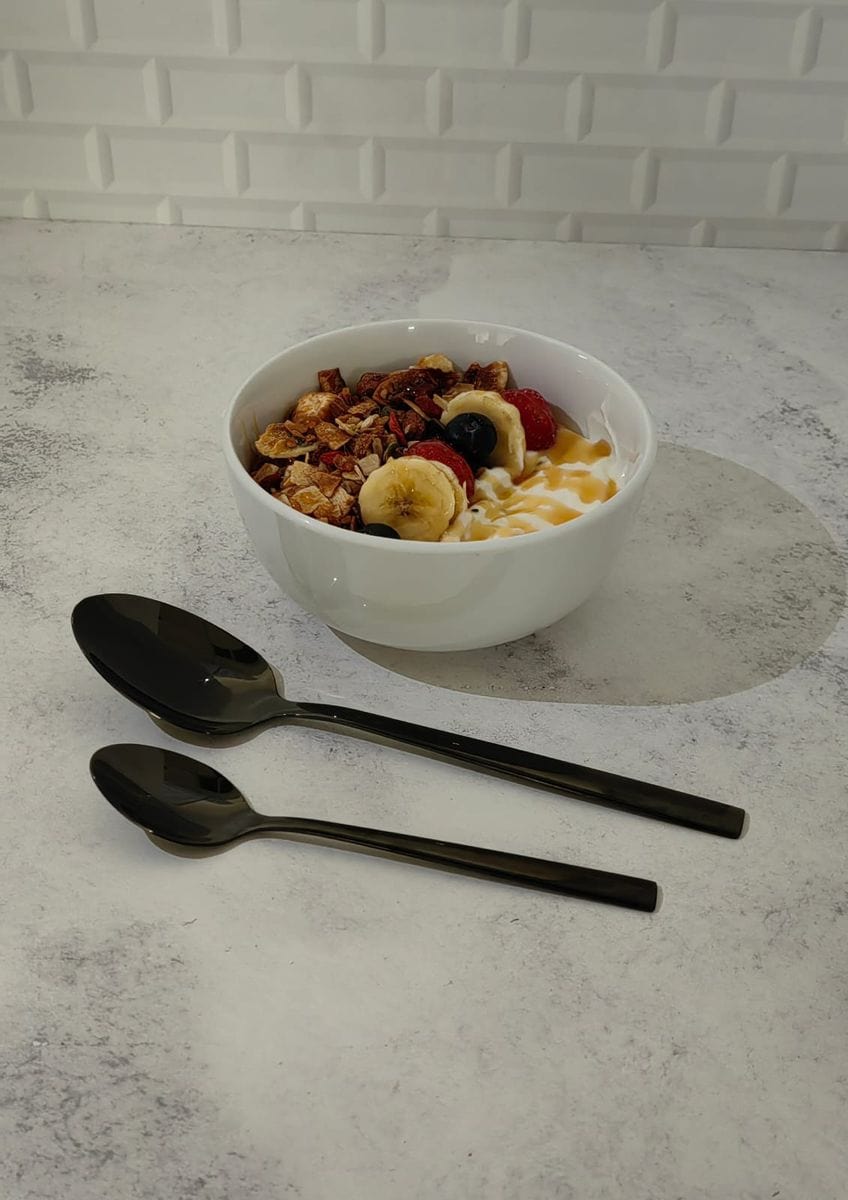 Salton SPOON Salton Black Cutlery 16-Piece SBC16 (7405684195417)