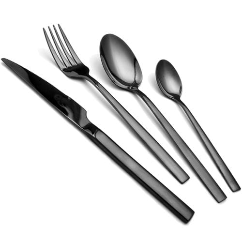 Salton SPOON Salton Black Cutlery 16-Piece SBC16 (7405684195417)