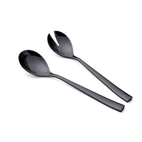 Salton SPOON Salton Black Salad Server 2 Piece SBSS2 (7405677674585)