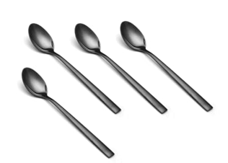 Salton SPOON Salton Black Set Teaspoons 4 Piece SBLT4 (7405701496921)