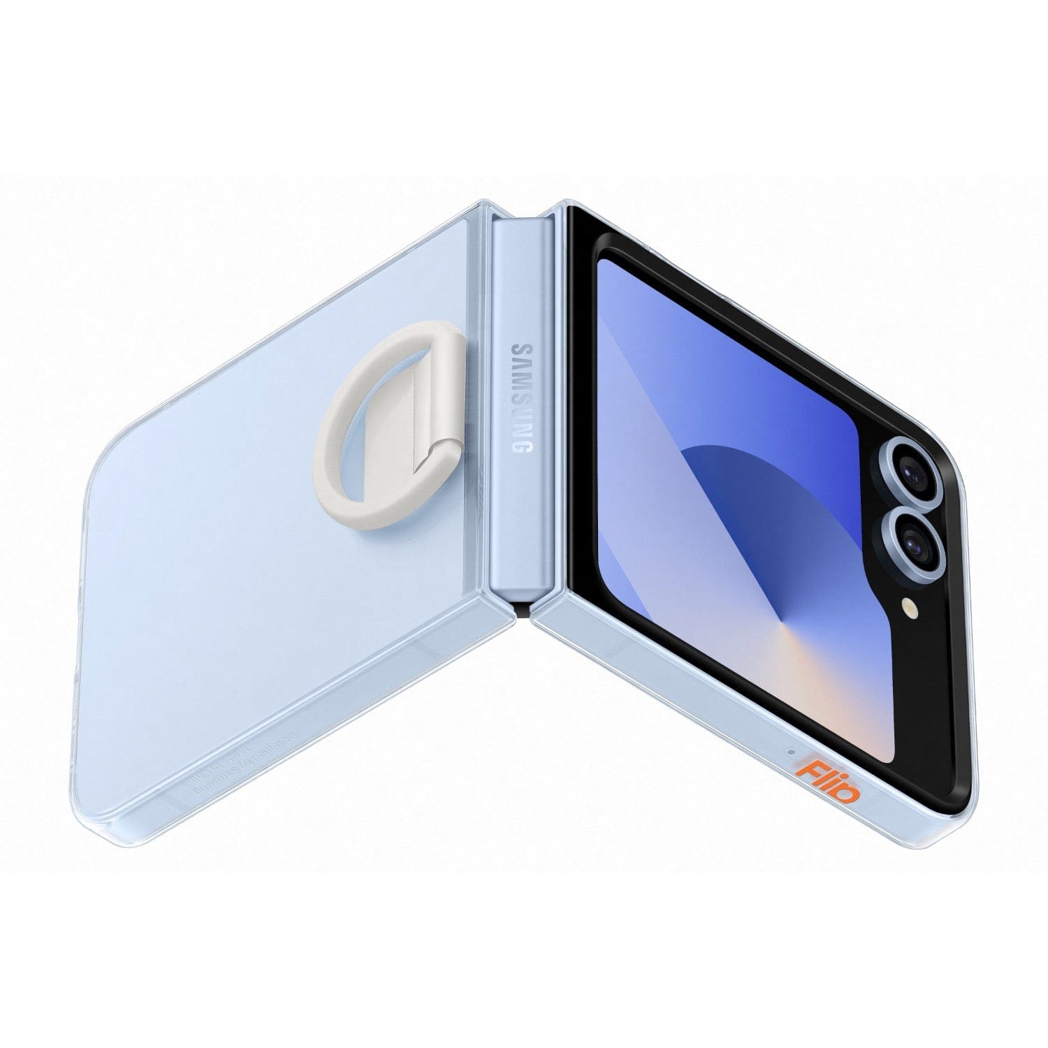 Samsung Electronics Accessories Samsung Clear Cover With Ring for Samsung Galaxy Z Flip6 – Clear