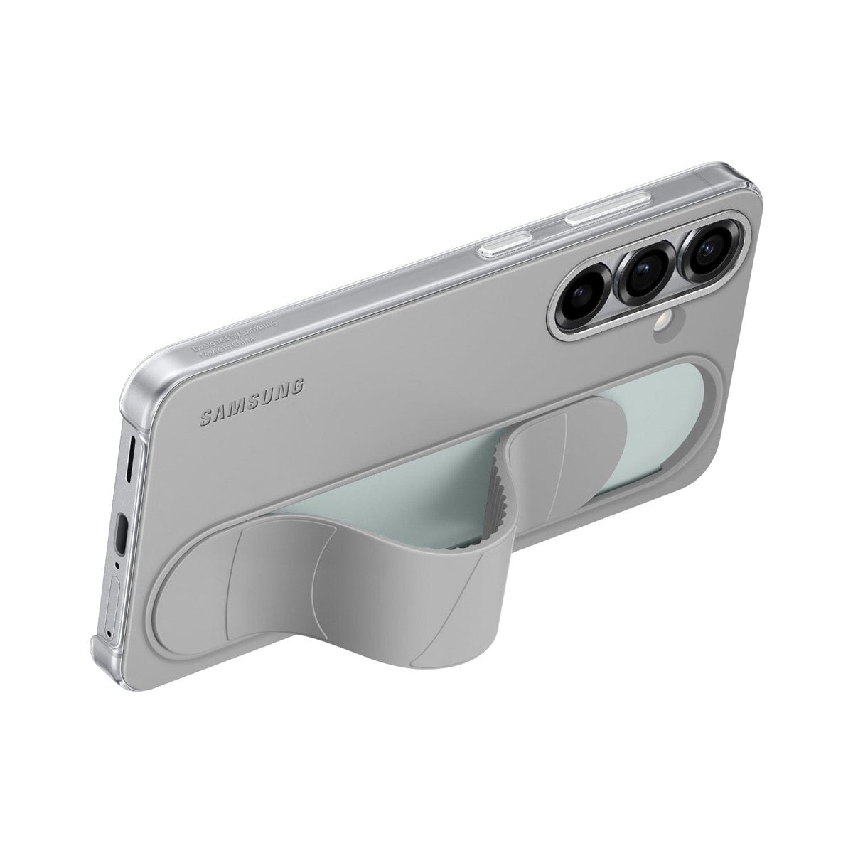 Samsung Electronics Accessories Samsung Standing Grip Cover for Samsung Galaxy S25 – Grey