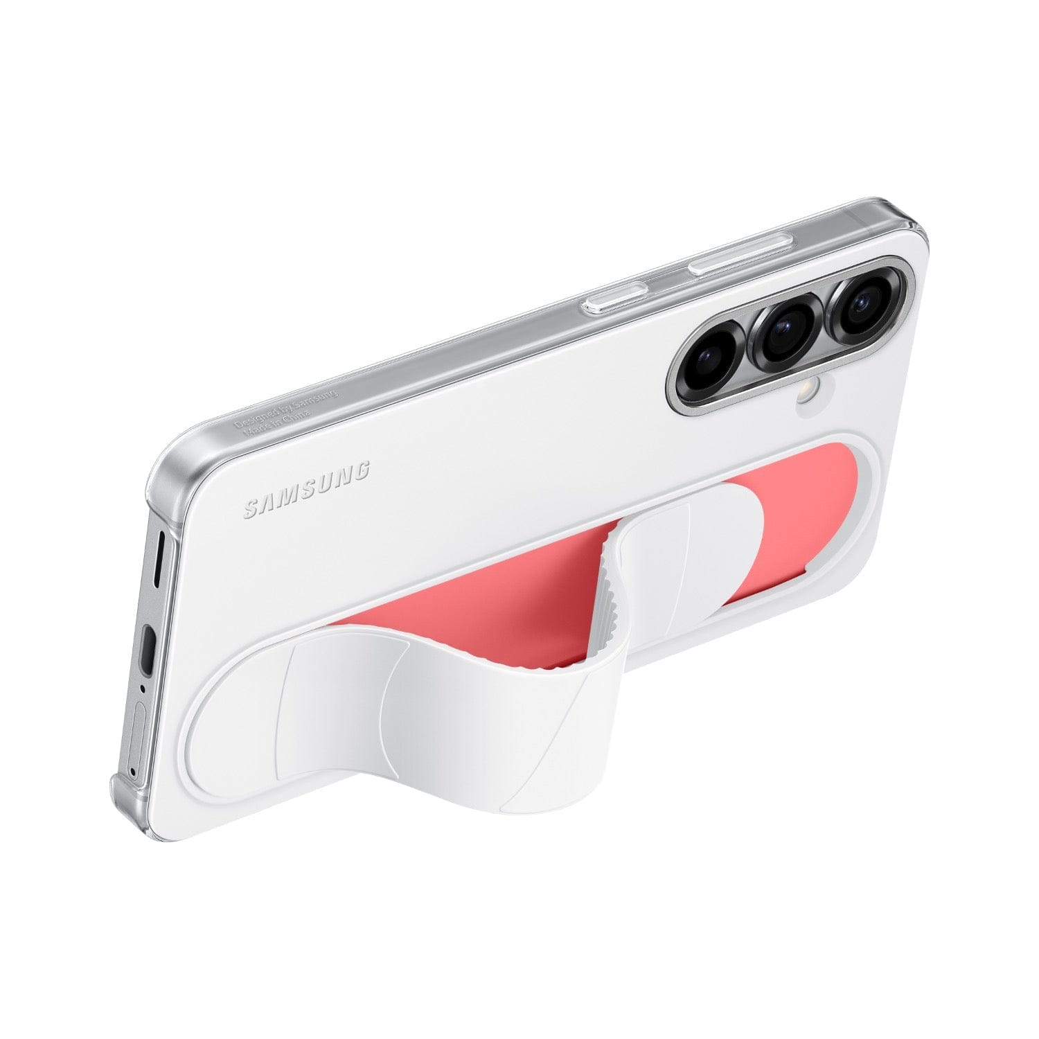 Samsung Electronics Accessories Samsung Standing Grip Cover for Samsung Galaxy S25 – White