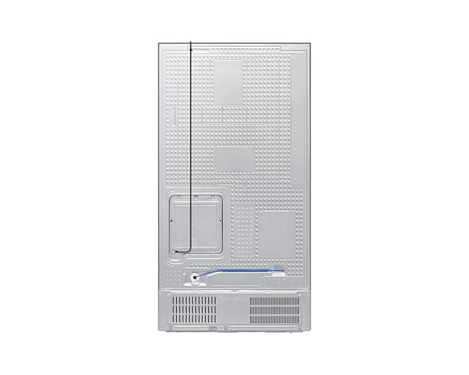 Samsung Fridge Samsung Bespoke AI Side by Side 21.5” Family Hub Screen Plumbed Black 594L RS90F64A2FFA