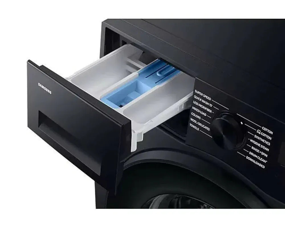 Samsung FRONTLOADER Samsung 9kg Black Front Loader Washing Machine With Eco Bubble™ and DIT - WW90DG5U34ABFA