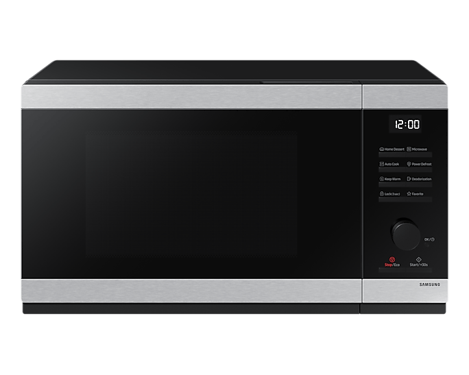 Samsung Microwave Samsung 32l Silver Solo Microwave Oven MS32DG4504ATFA