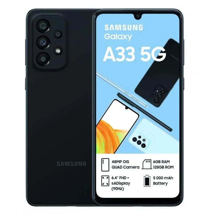 Samsung Mobile Phones Samsung Galaxy A33 5G Dual Sim Black