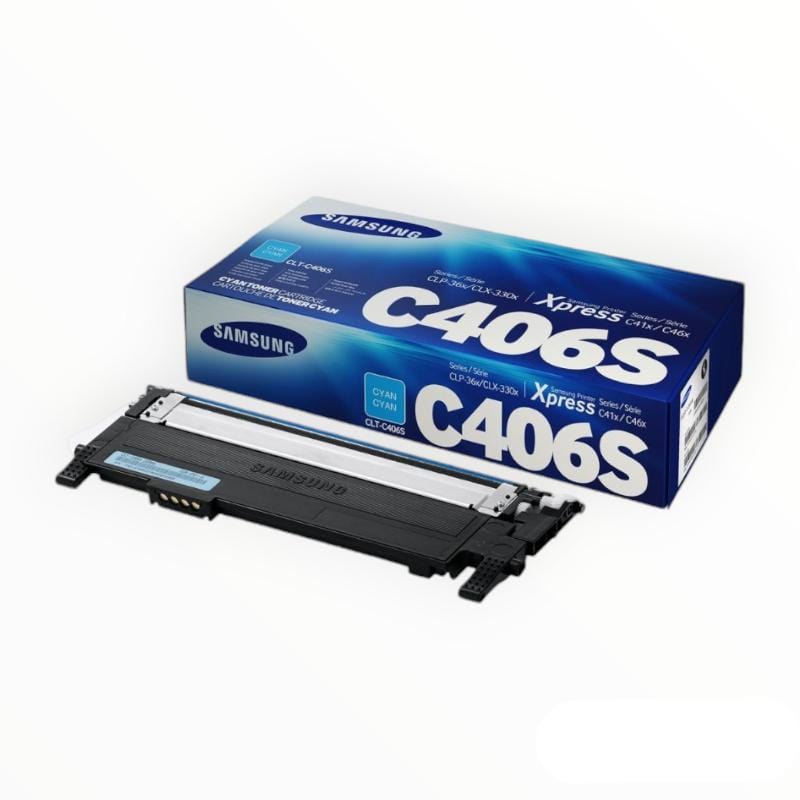 Samsung Printer Toner Samsung C406S Cyan Toner Cartridge (7804527050841)