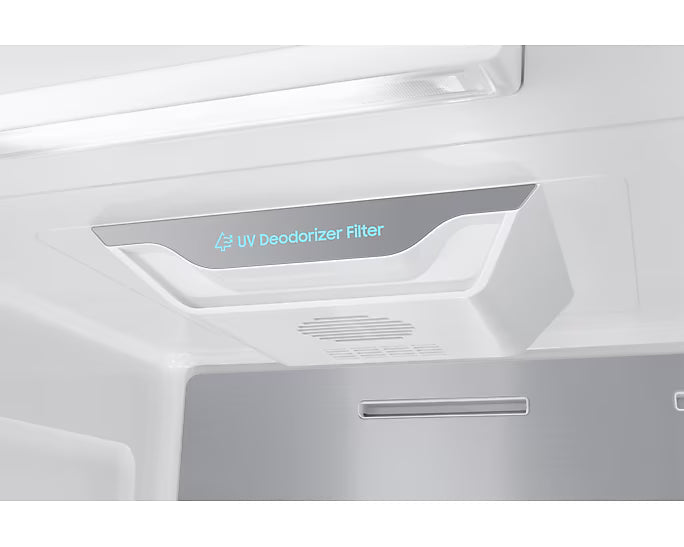 SAMSUNG Side by side fridge Bespoke AI Side by Side, 9” AI Home screen, Plumbed, Black , 594L