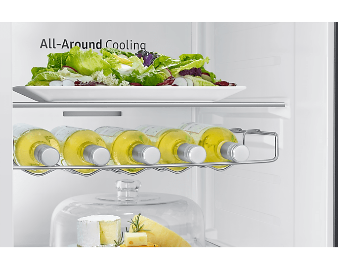 SAMSUNG Side by side fridge Samsung 617L Gentle Silver Side By Side Fridge RS65DG54R3S9FA (7759823503449)