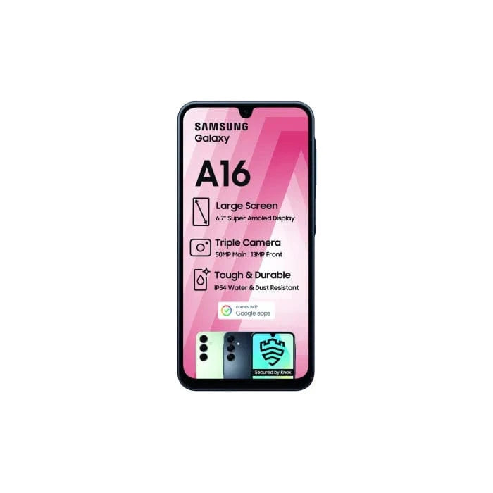Samsung Smart Phones Samsung Galaxy A16 128GB Dual Sim - Black