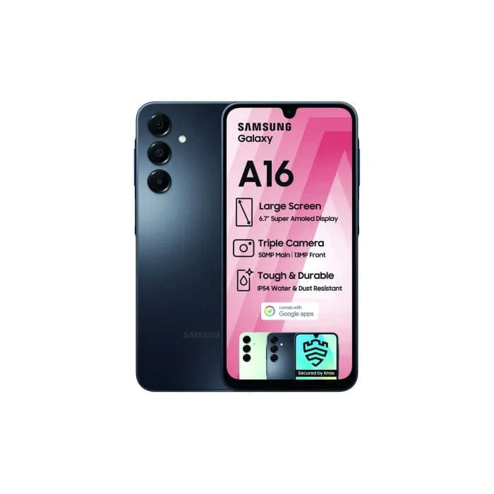 Samsung Smart Phones Samsung Galaxy A16 128GB Dual Sim - Black