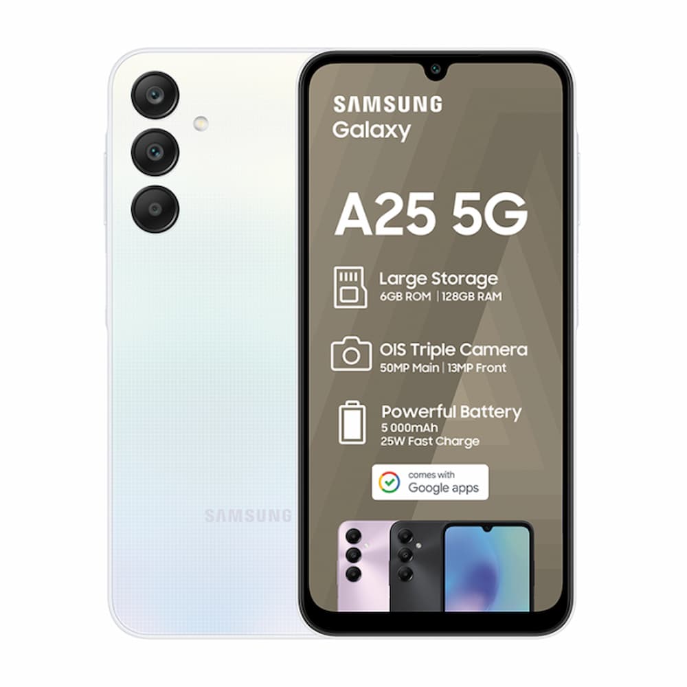 Samsung Smart Phones Samsung Galaxy A25 5G 128GB Dual Sim - Light Blue (7536754327641)