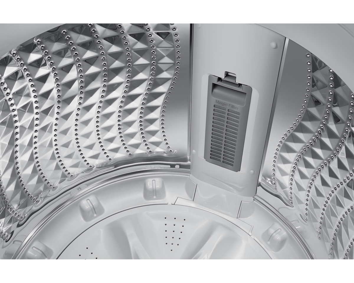 Samsung Washing Machines Samsung 15Kg Top load Washer with Ecobubble™ and Digital Inverter Technology WA15CG5745BVFA (7398400557145)