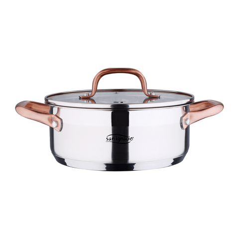San Ignacio FRYING PAN San Ignacio Cobre 20cm Casserole With Lid SG-8131
