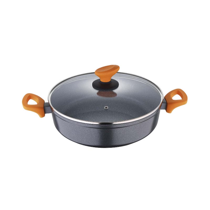 San Ignacio POTS San Ignacio 28cm Forged Shallow Pan With Lid SGN2288 (7898915602521)