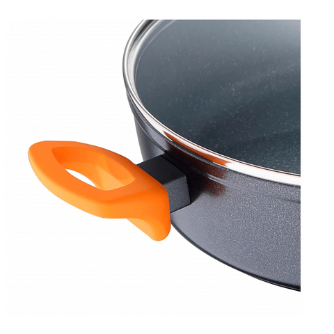 San Ignacio POTS San Ignacio 28cm Forged Shallow Pan With Lid SGN2288 (7898915602521)