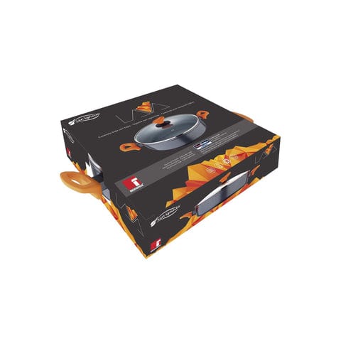 San Ignacio POTS San Ignacio 28cm Forged Shallow Pan With Lid SGN2288 (7898915602521)