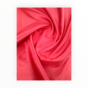 SANGANI TEXTILES Fabric Red Taffeta Plain 214 Collection 280cm